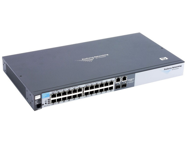 HP ProCurve E2510-24 24-Ports Managed Stackable Layer-2 + 2x10/100/1000Base-T/SFP (mini-GBIC) 1U Rack-Mountable Fast Ethernet Switch