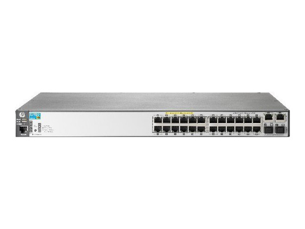 HP 2620-24-PoE+ 24-Ports 10/100(PoE) with 2 Ethernet Ports & 2 SFP Ports Rack-Mountable Fast Ethernet Switch
