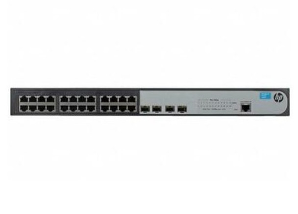 HP OfficeConnect 1920-24G-PoE+ 24-Ports (PoE+) 10/100/1000 with 4 Gigabit SFP Ports Layer-3 Managed Gigabit Ethernet Switch