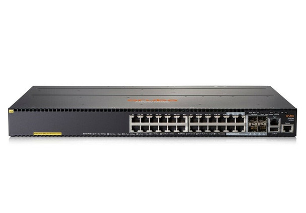 HPE Aruba 2930M 24M 24-Ports RJ-45 10/100/1000Base-T PoE+ Manageable Layer 2 Rack-Mountable with combo Gigabit SFP+ Switch