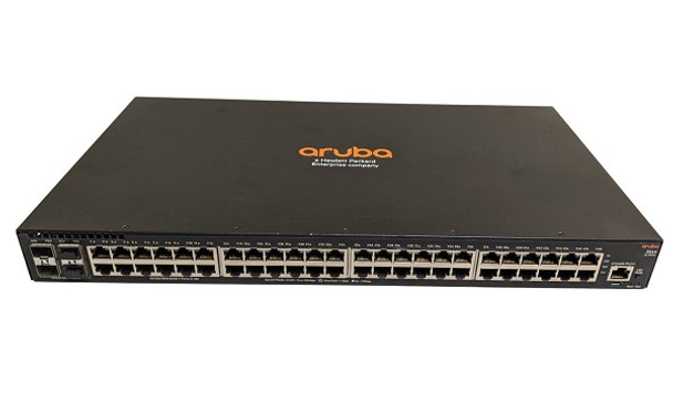 HPE Aruba 2540 48G 4SFP+ 48-Ports 10/100/1000 + 4 x SFP+ 1U Rack-Mountable Network Switch