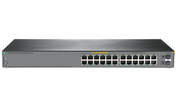 HP OfficeConnect 1920S 24-Ports 10/100/1000 PoE+ 185-Watts 1U Rackmountable Switch