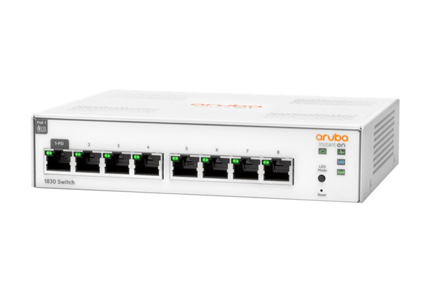HPE Aruba Instant On 1830 8G 8 Ports Layer 2 Managed Switch