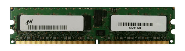 Micron 2GB PC2-5300 DDR2-667MHz ECC Registered CL5 240-Pin DIMM Dual Rank Memory Memory Module