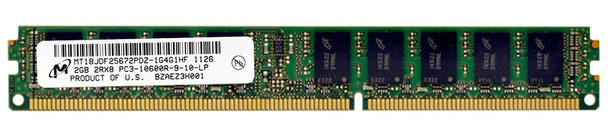 Micron 2GB PC3-10600 DDR3-1333MHz ECC Registered CL9 240-Pin DIMM Very Low Profile (VLP) Dual Rank Memory Module