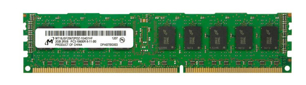 Micron 2GB PC3-10600 DDR3-1333MHz ECC Registered CL9 240-Pin DIMM Dual Rank Memory Module