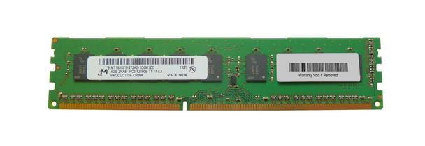 Micron 4GB 1600MHz DDR3 PC3-12800 Unbuffered ECC CL11 240-Pin DIMM Dual Rank Memory