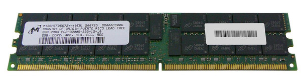 Micron 2GB 400MHz DDR2 PC2-3200 Registered ECC CL3 240-Pin DIMM Dual Rank Memory