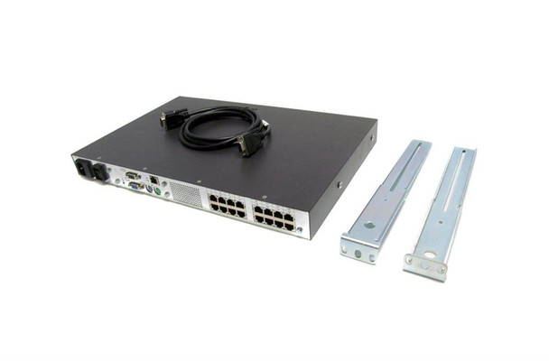 HP 16Ports 3x1x16 RJ-45 Server 1U Rack Mountable IP KVM Console Switch