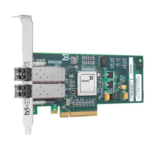 HP StorageWorks 82B 8GB Dual Channel PCI Express X8 Fibre Channel Host Bus Adapter with Standard Bracket Card