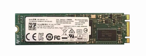 Dell 256GB PCI Express M.2 Solid State Drive (SSD)