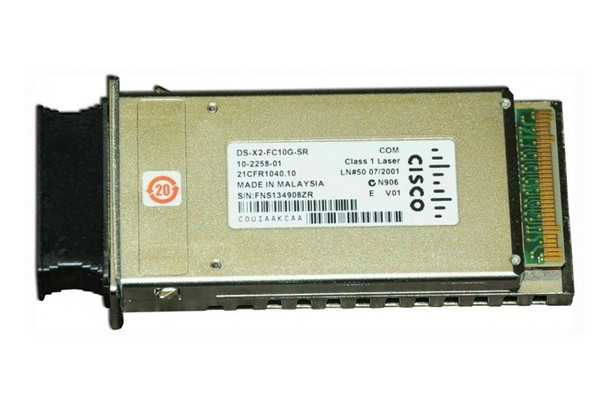 Cisco 10Gb/s 10GBase-SR Multi-mode Fibre 300m 850nm Duplex SC Connector X2 Transceiver Module