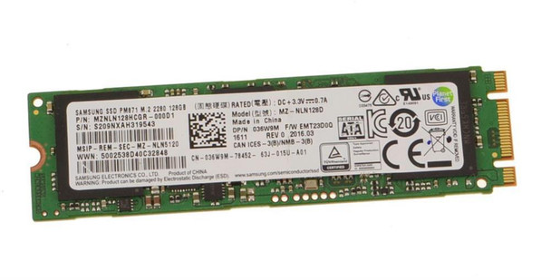 Dell 128GB Triple Level Cell SATA 6Gb/s M.2 2280 Solid State Drive (SSD)