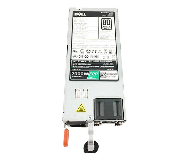 Dell 2000Watts Hot-pluggable 80 Plus Platinum Power Supply for PowerEdge FX2 / C4130