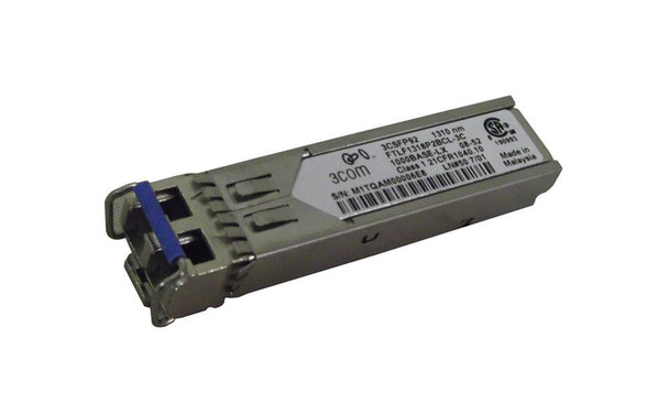 3Com 1Gb/s 1000Base-LX 10km 1310nm LC Connector SFP (mini-GBIC) Single-mode Fiber Transceiver Module