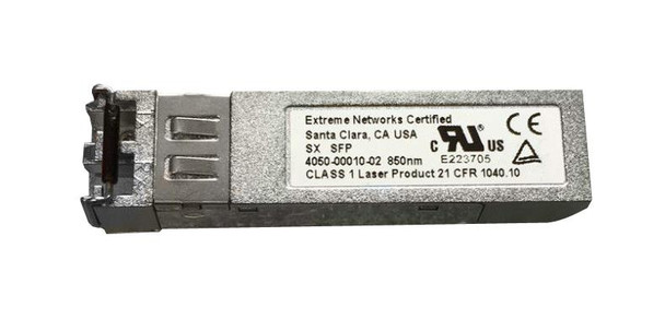 Extreme 4050-00010 1Gb/s 1000Base-SR 850nm SFP (Mini-GBIC) Transceiver Module
