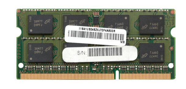 Lenovo 4GB DDR3 SoDimm Non ECC PC3-12800 1600Mhz 2Rx8 Memory