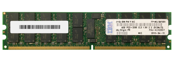 IBM 4GB 400MHz DDR2 PC2-3200 Registered ECC CL3 240-Pin DIMM Dual Rank Memory