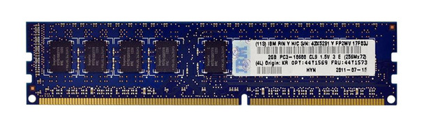 IBM 2GB 1333MHz DDR3 PC3-10600 ECC Registered CL9 240-Pin DIMM 1.5V Dual Rank x8 Memory Module