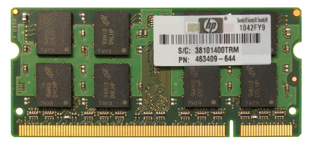 HP 2GB 800MHz DDR2 PC2-6400 Unbuffered non-ECC CL6 200-Pin Sodimm Memory