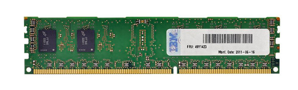 IBM 2GB 1333MHz DDR3 PC3-10600 ECC Registered CL9 240-Pin Low Voltage DIMM 1.35V Single Rank x8 Memory Module