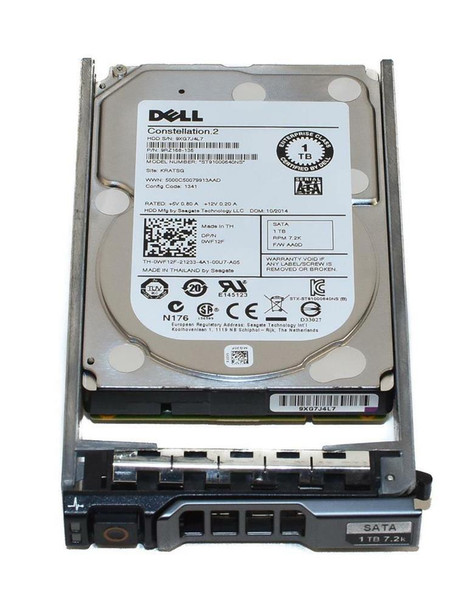 Dell 1TB SATA-300 7200RPM 3.5 inch Hard Disk Drive with Tray for PowerEdge 2900 III