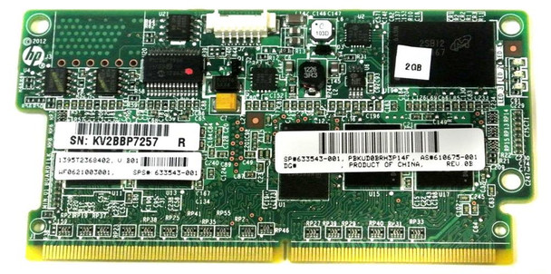 HP 2GB Flash-Backed Write Cache (FBWC) 244-Pin DDR3 Mini-DIMM Memory Module for Smart Array P-Series Controller Card