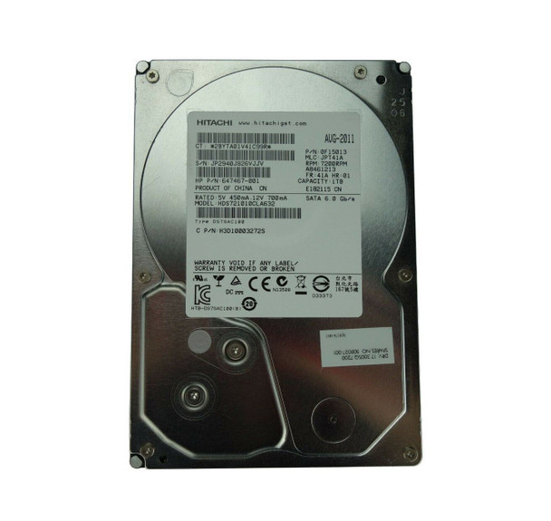 HP 1TB SATA 6Gb/s 7200RPM NCQ MidLine 3.5 inch Hard Disk Drive