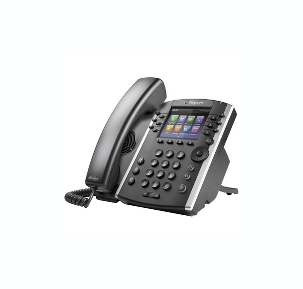 Polycom VVX 410 12-Lines Dual-Port Ethernet 3.5-inch LCD IP Phone