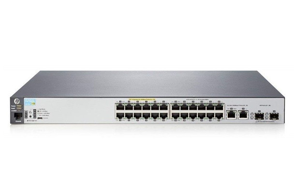 HPE Aruba 2530-24-PoE+ 24-Ports Managed Rack-mountable Network Switch (J9779A)