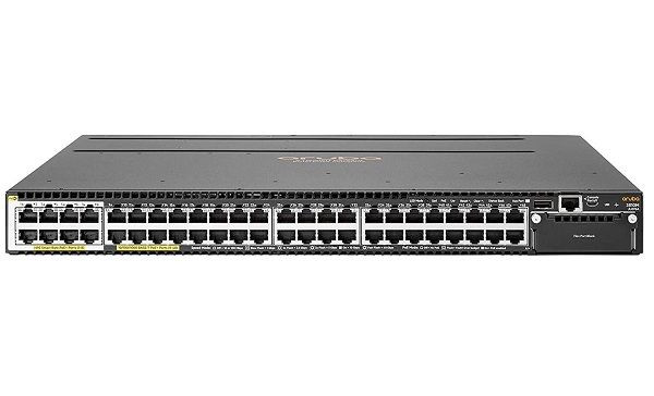 HPE Aruba 3810M 40G 8 Smart Rate PoE+ Ports 1-slot Managed Rack-mountable Network Switch (JL076A)