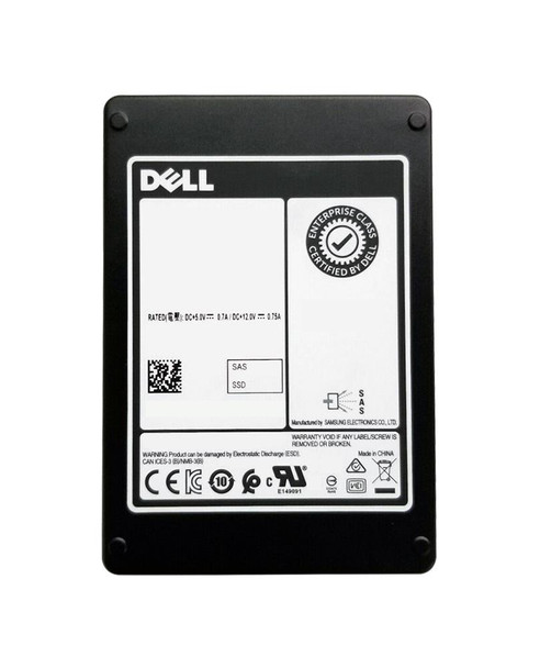 Dell 400GB SAS 12Gbps Write Intensive 2.5-inch Internal Solid State Drive (SSD)