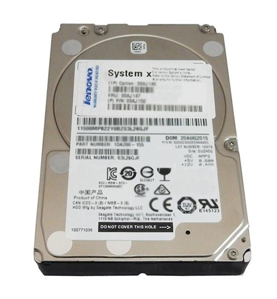 Lenovo 1TB SATA 6Gb/s 7200RPM 512n Hot Swap 2.5 inch Hard Disk Drive for ThinkSystem