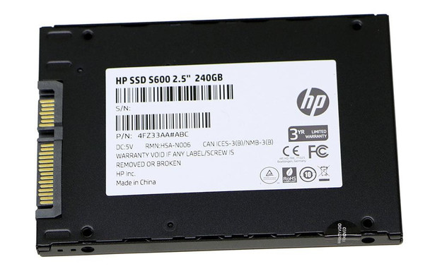HP 240GB SATA 6Gb/s 2.5 inch Solid State Drive (SSD)