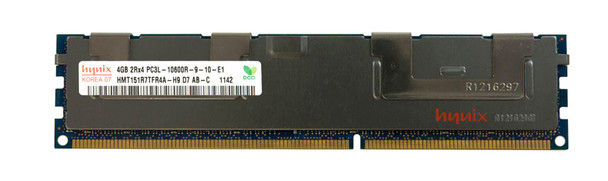 Hynix 4GB 1333MHz DDR3 PC3-10600 ECC Registered CL9 240-Pin DIMM 1.35V Low Voltage Dual Rank Memory Module