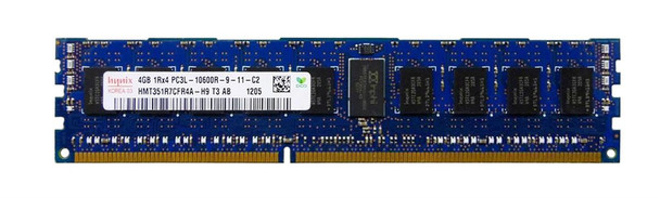 Hynix 4GB 1333MHz DDR3 PC3-10600 ECC Registered CL9 240-Pin DIMM 1.35V Low Voltage Single Rank Memory Module