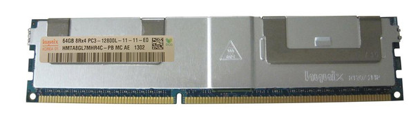 Hynix 64GB 1600MHz DDR3 PC3-12800 ECC Registered CL11 240-Pin Load-Reduced DIMM 1.35V Quad Rank Memory Module