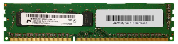 Micron 4GB 1333MHz DDR3 PC3-10600 Unbuffered ECC CL9 240-Pin DIMM 1.35V Low Voltage Dual Rank Memory