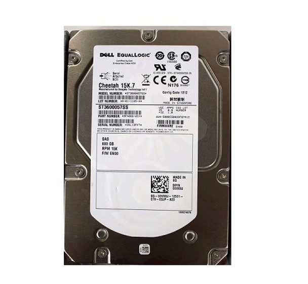 Dell 600GB SAS 6Gb/s 15000RPM 16MB Cache 3.5 inch Hard Disk Drive PS6010XV PS6100XV