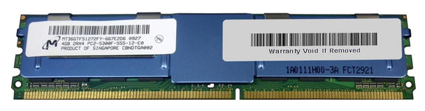 Micron 4GB DDR2-667MHz PC2-5300 ECC Fully Buffered CL5 240-Pin DIMM 1.5V Low Voltage Dual Rank Memory Module