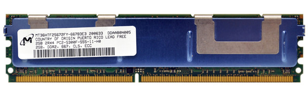 Micron 2GB 667MHz DDR2 PC2-5300 ECC Fully Buffered CL5 240-Pin Dual Rank Memory