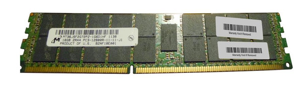 Micron 16GB 1600MHz DDR3 PC3-12800 Registered ECC CL11 240-Pin DIMM Dual Rank Memory