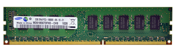 Samsung 2GB 1333MHz DDR3 PC3-10600 Unbuffered ECC CL9 240-Pin DIMM Dual Rank Memory