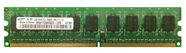 Samsung 1GB 667MHz DDR2 PC2-5300 Unbuffered ECC CL5 240-Pin DIMM Memory