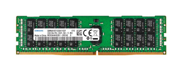 Samsung 32GB PC4-19200 DDR4-2400MHz Registered ECC CL17 288-Pin DIMM 1.2V Dual Rank Memory Module