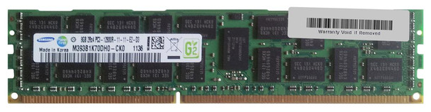 Samsung 8GB 1600MHz DDR3 PC3-12800 ECC Registered CL11 240-Pin DIMM 1.5V Dual Rank Memory Module