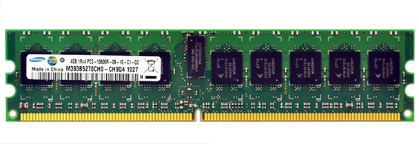 Samsung 4GB 1333MHz DDR3 PC3-10600 Registered ECC CL9 240-Pin DIMM Single Rank Memory
