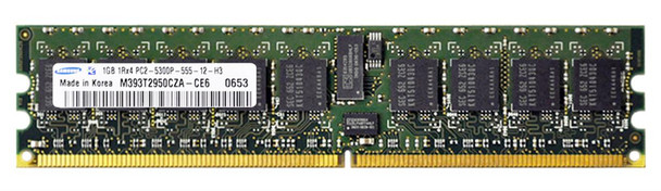 Samsung 1GB 667MHz DDR2 PC2-5300 Registered ECC CL5 240-Pin DIMM Single Rank Memory