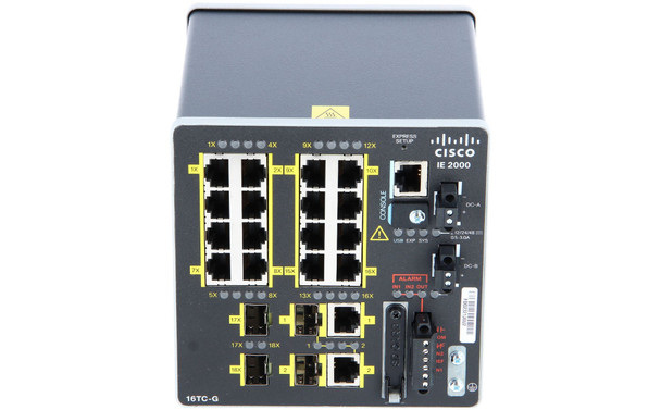 Cisco 16 Port 16 x 10/100/1000Base-T Manageable Layer2 Rail-Mountable Ethernet Net Switch