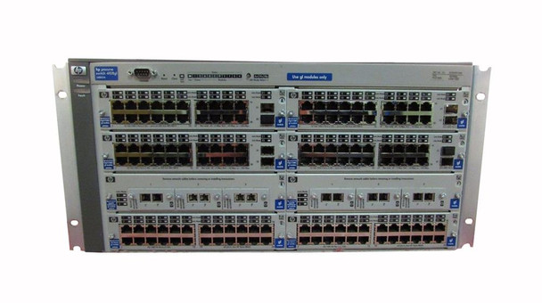 HP ProCurve 4108GL Ethernet Net Switch 8-Slot Chassis with 1 Power Supply Module HP ProCurve 4108GL Ethernet Net Switch 8-Slot Chassis with 1 Power Supply Module
